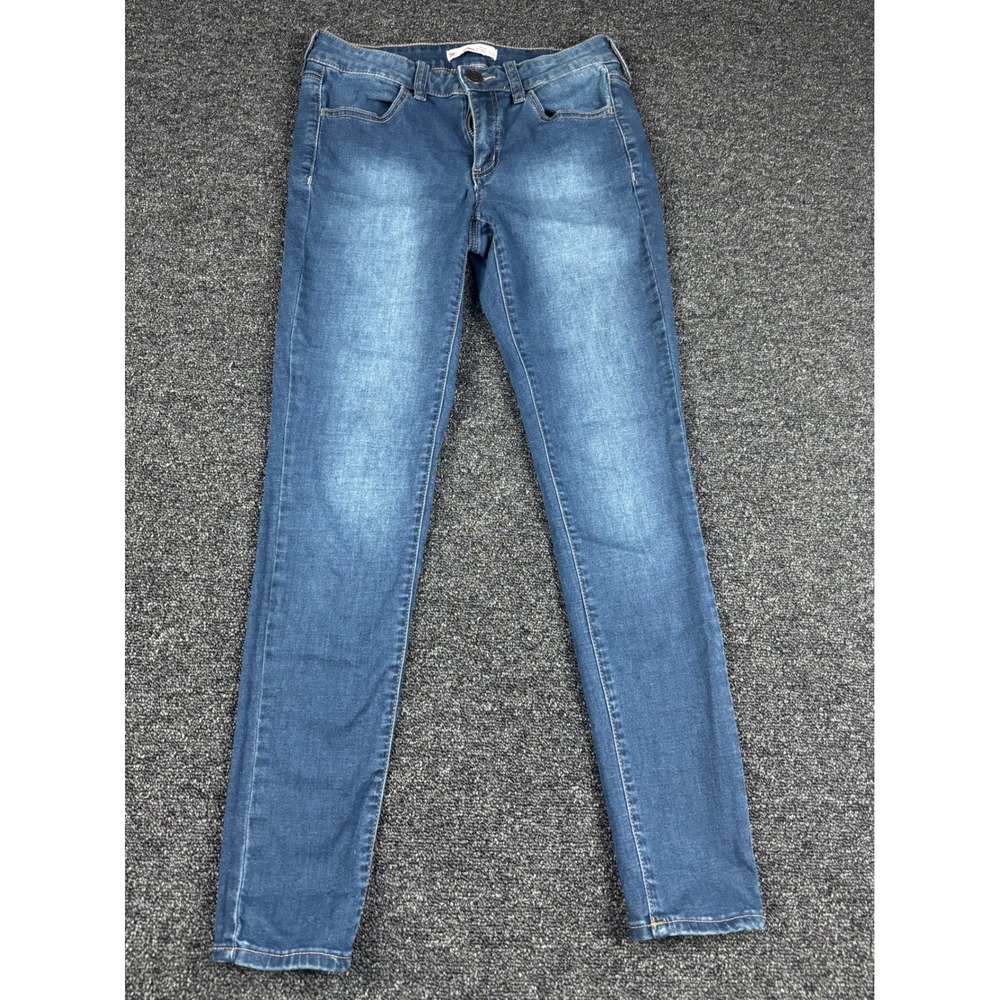 So Ultimate Jegging Low Rise Blue Wash Denim Jeans Women's‎ Size 5 27W - Picture 2 of 5
